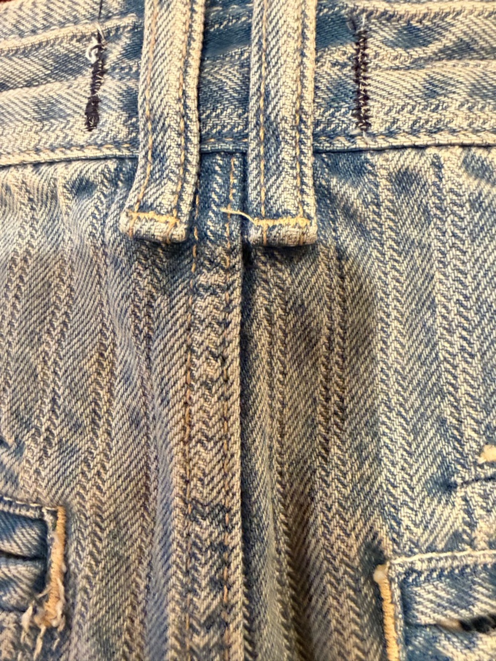 🔥🔥We the Free Brette Denim Striped Crop Pant in Love Affair Color - Picture 8 of 8